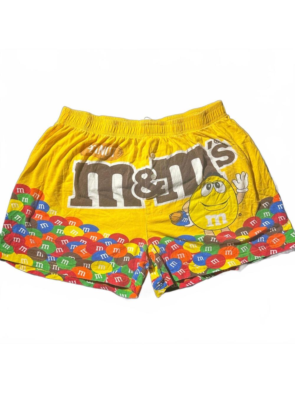 Peanut M&M's Men's XL Pajama Shorts Sleepwear